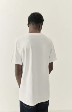 Herren American Vintage |Herren-T-Shirt Fizvalley Weiss