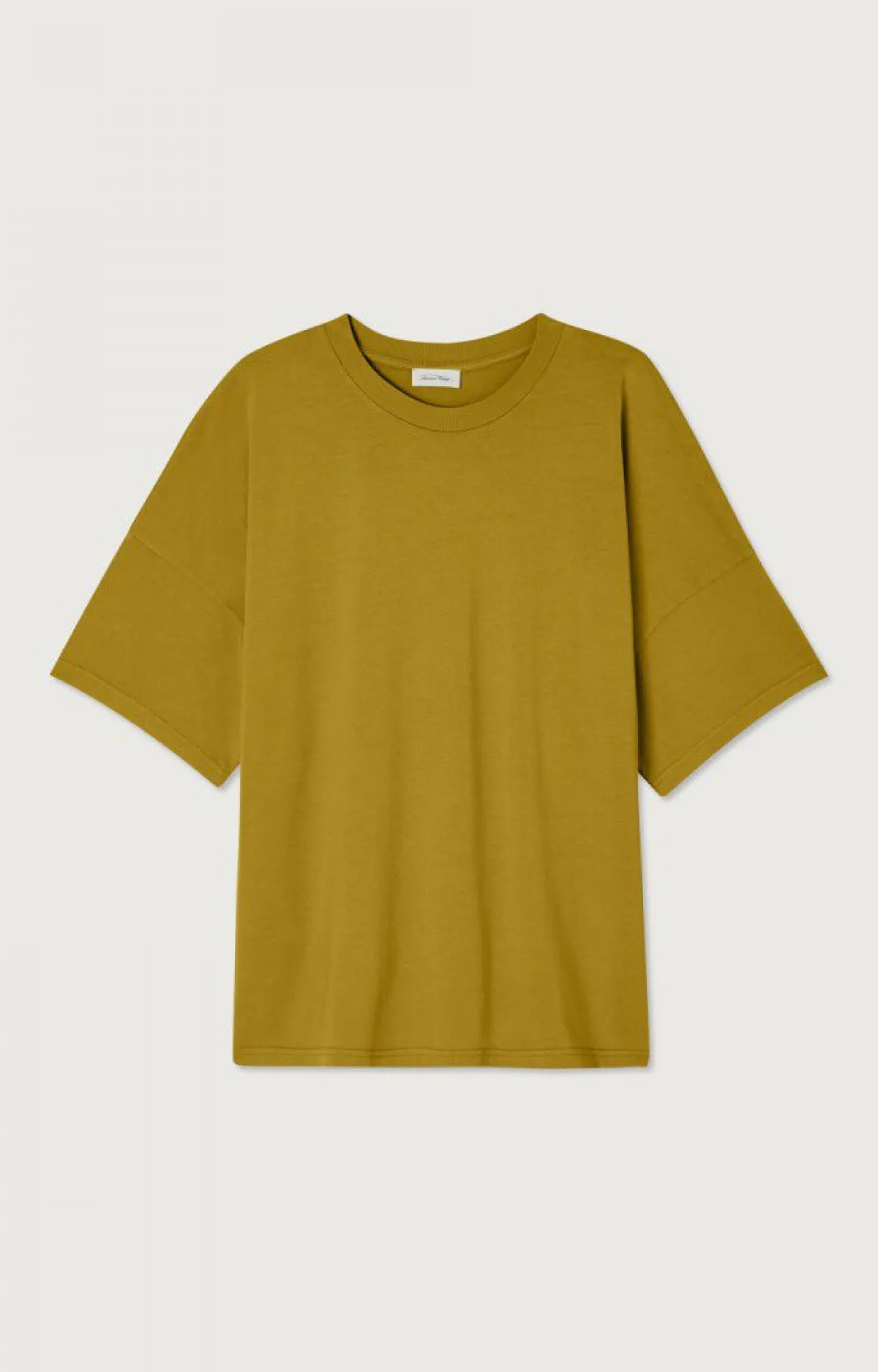 Herren American Vintage |Herren-T-Shirt Fizvalley Safran Vintage