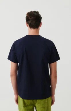 Herren American Vintage |Herren-T-Shirt Fizvalley Navy Vintage