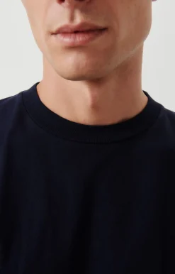 Herren American Vintage |Herren-T-Shirt Fizvalley Navy Vintage
