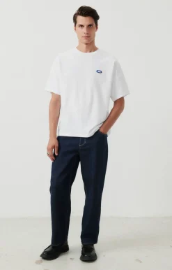 Herren American Vintage |Herren-T-Shirt Fizvalley Weiss