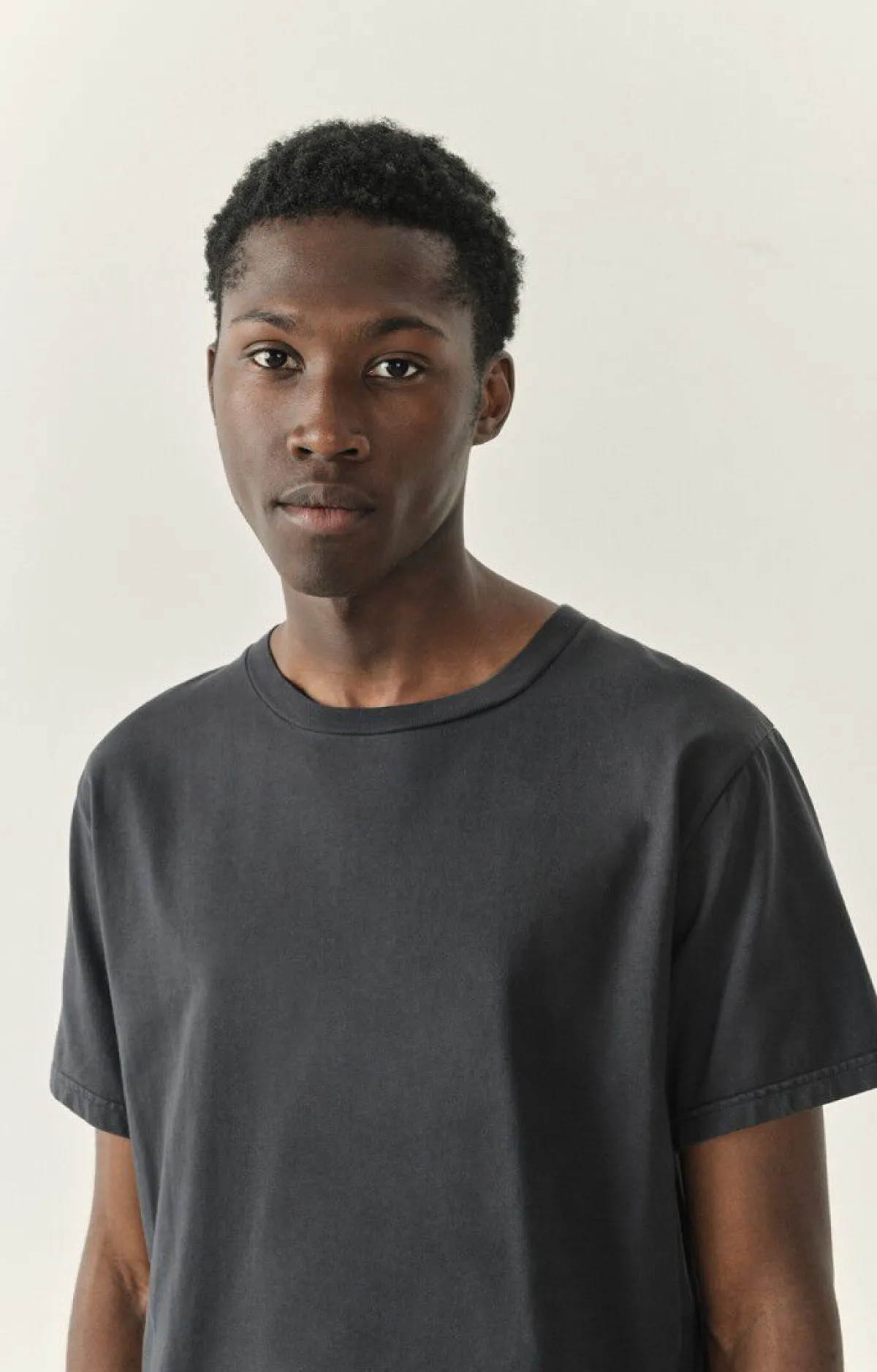 Herren American Vintage |Herren-T-Shirt Fizvalley Kohlenstoff Vintage