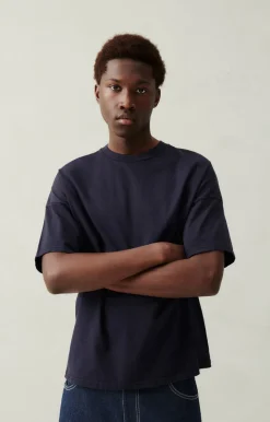 Herren American Vintage |Herren-T-Shirt Fizvalley Navy Vintage