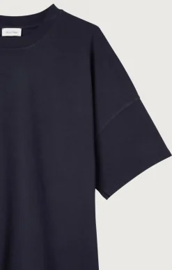 Herren American Vintage |Herren-T-Shirt Fizvalley Navy Vintage