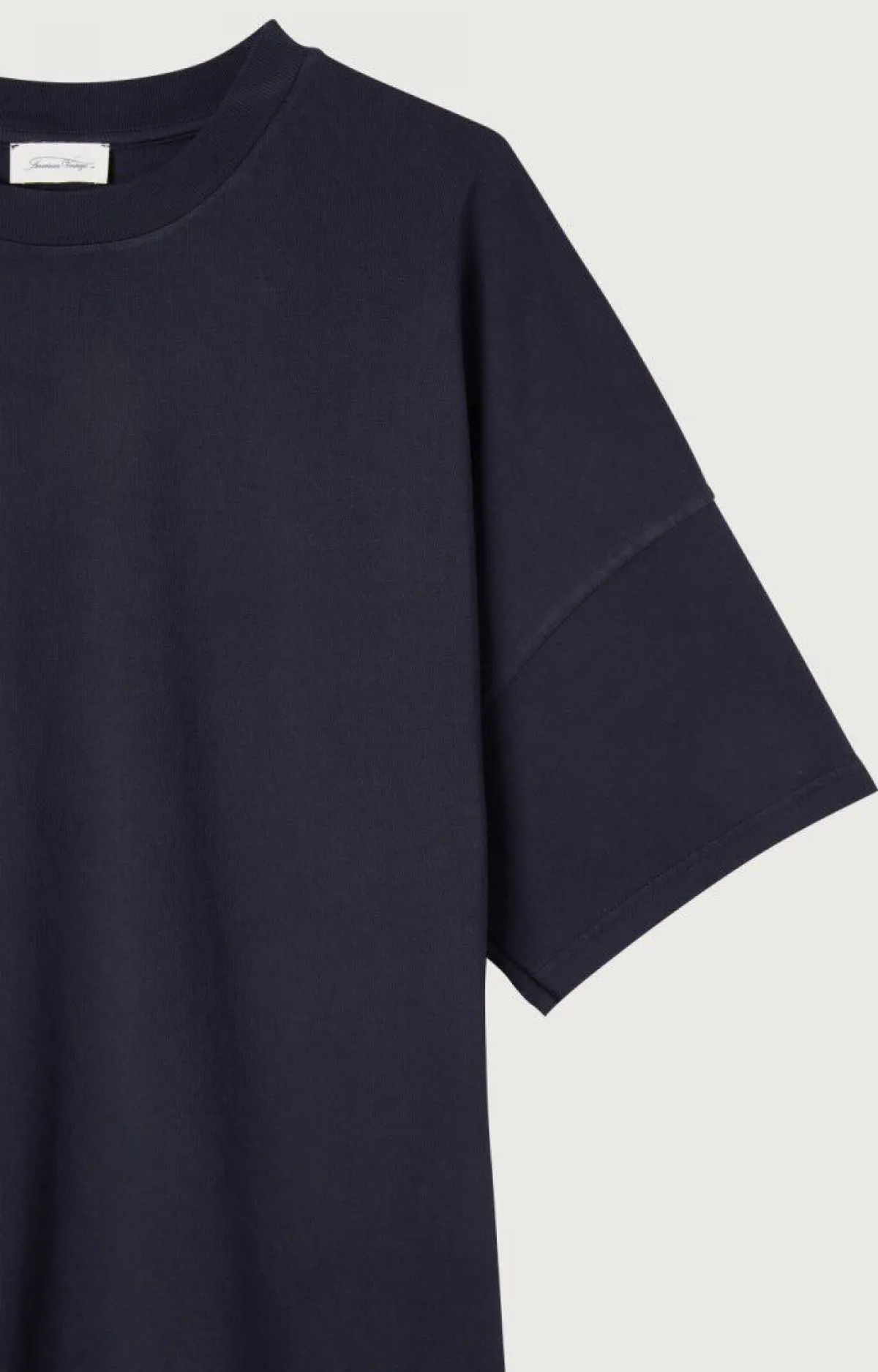 Herren American Vintage |Herren-T-Shirt Fizvalley Navy Vintage