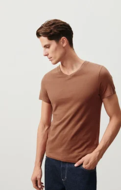 Herren American Vintage |Herren-T-Shirt Gamipy Rinde