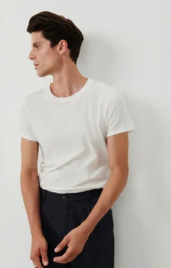 Herren American Vintage |Herren-T-Shirt Gamipy Weiss