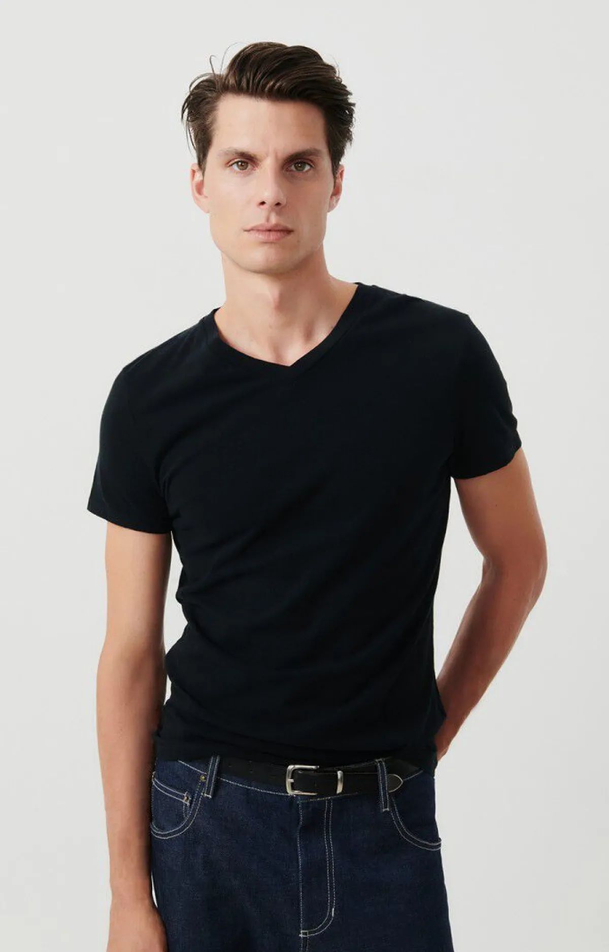 Herren American Vintage |Herren-T-Shirt Gamipy Schwarz