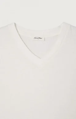 Herren American Vintage |Herren-T-Shirt Gamipy Weiss