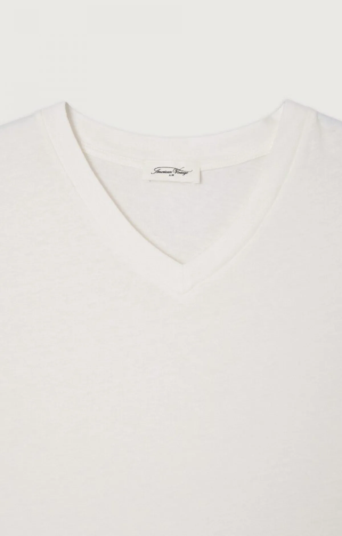 Herren American Vintage |Herren-T-Shirt Gamipy Weiss