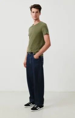 Herren American Vintage |Herren-T-Shirt Gamipy Khaki