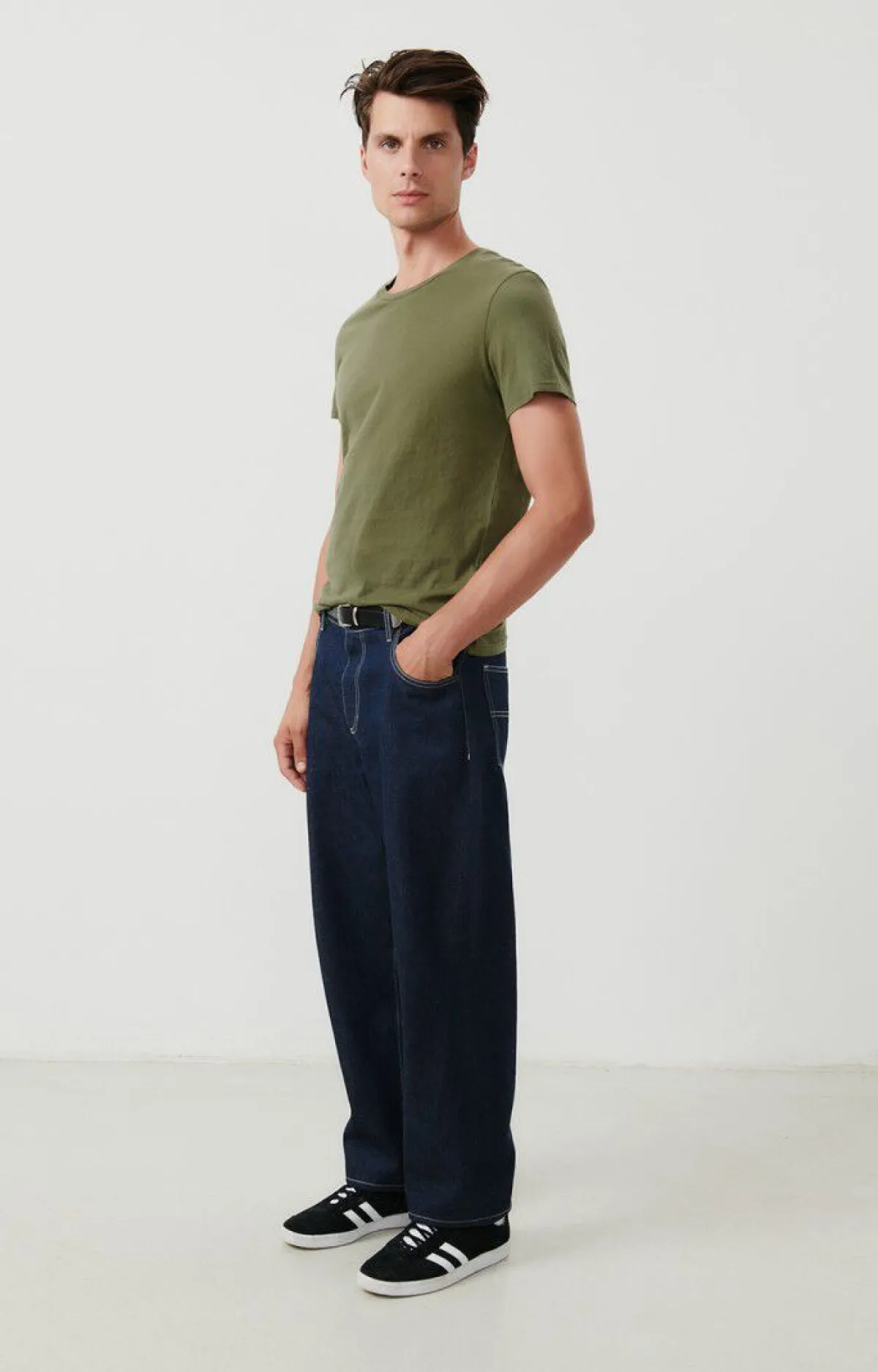 Herren American Vintage |Herren-T-Shirt Gamipy Khaki