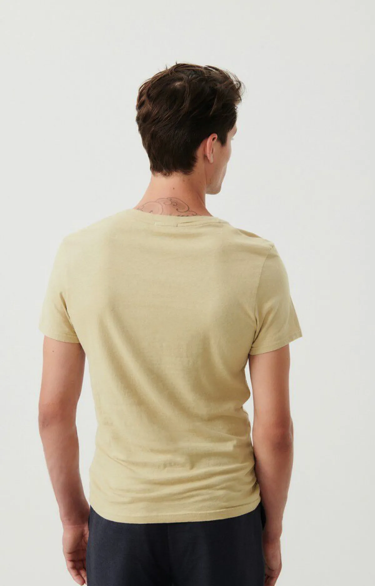 Herren American Vintage |Herren-T-Shirt Gamipy Hafer