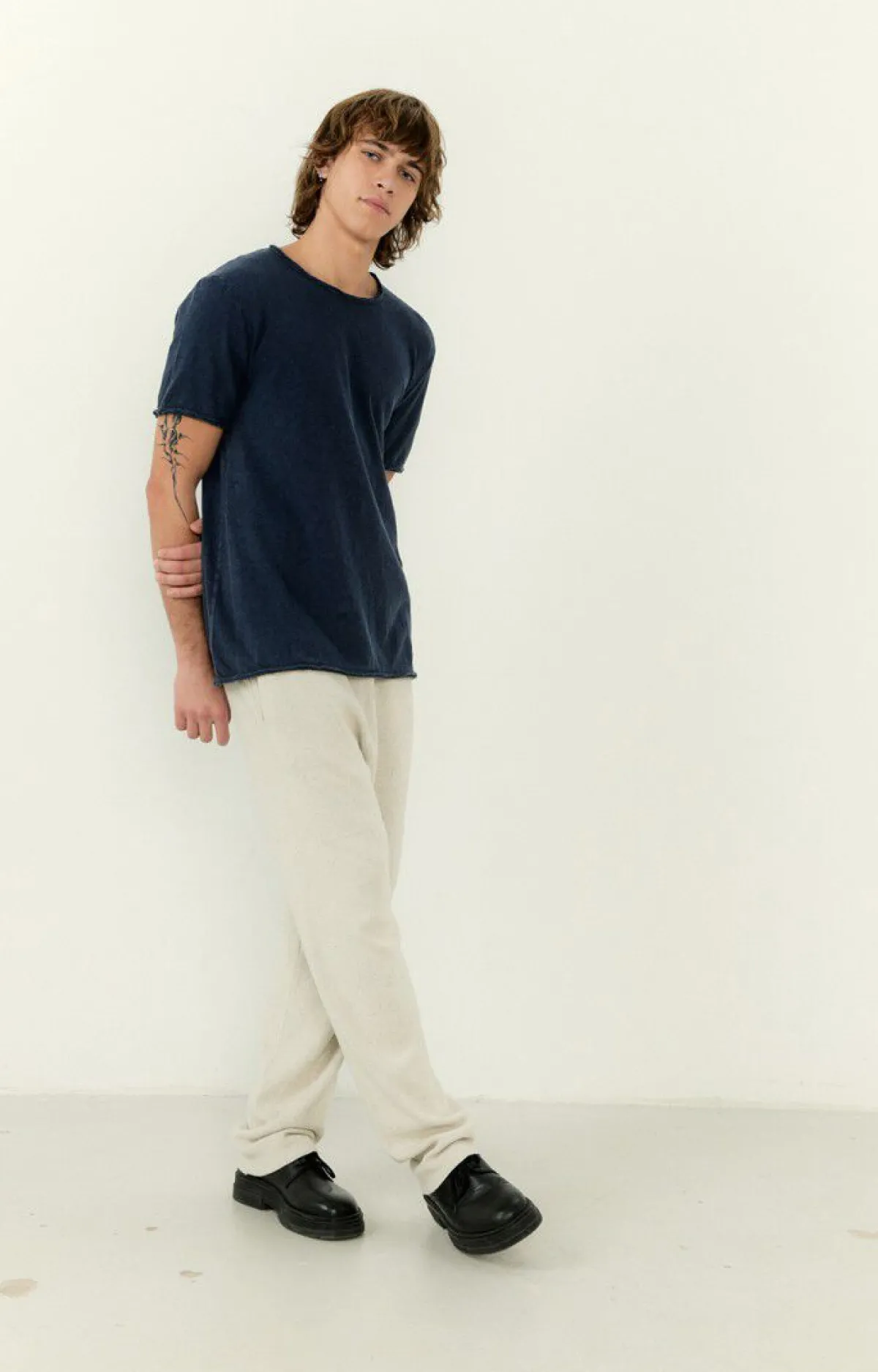 Herren American Vintage |Herren-T-Shirt Sonoma Navy Vintage
