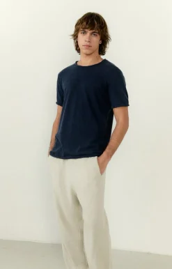 Herren American Vintage |Herren-T-Shirt Sonoma Navy Vintage