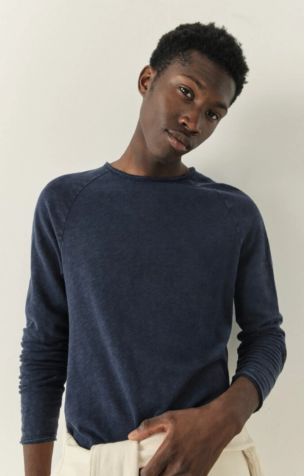 Herren American Vintage |Herren-T-Shirt Sonoma Navy Vintage