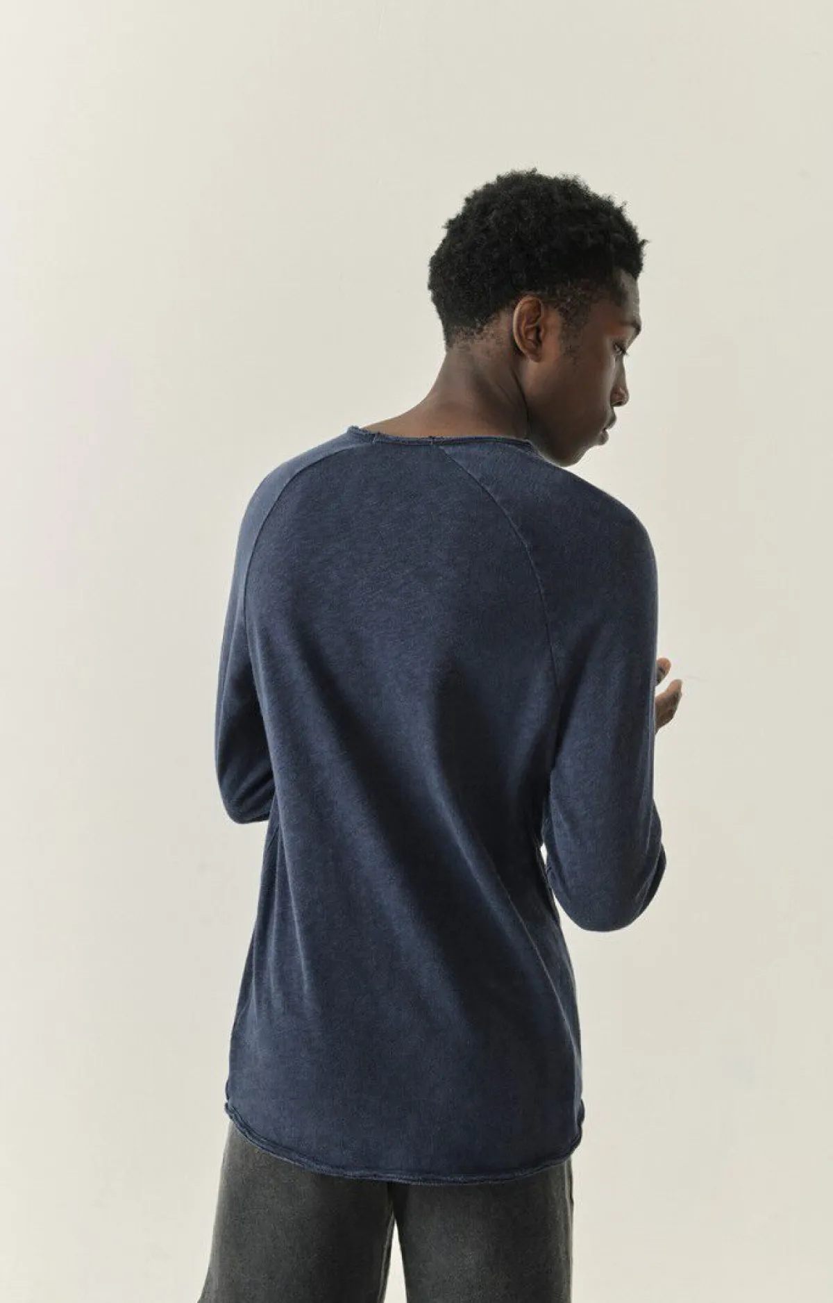 Herren American Vintage |Herren-T-Shirt Sonoma Navy Vintage