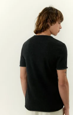 Herren American Vintage |Herren-T-Shirt Sonoma Anthrazit Meliert