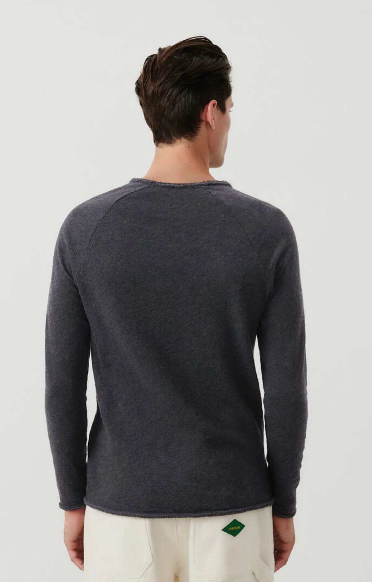 Herren American Vintage |Herren-T-Shirt Sonoma Anthrazit Meliert