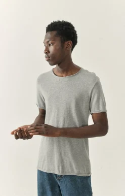 Herren American Vintage |Herren-T-Shirt Sonoma Grau Meliert
