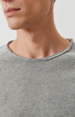 Herren American Vintage |Herren-T-Shirt Sonoma Grau Meliert