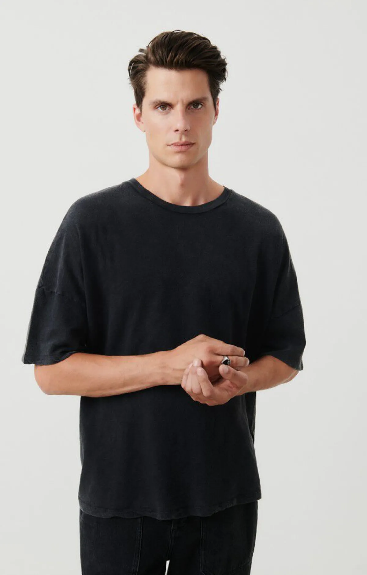 Herren American Vintage |Herren-T-Shirt Sonoma Kohlenstoff Vintage