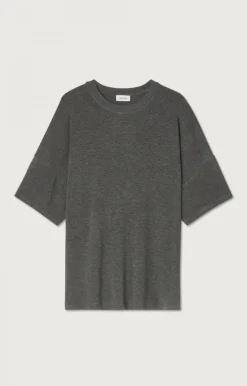 Herren American Vintage |Herren-T-Shirt Vediny Anthrazit Meliert