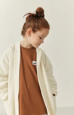 Kinder American Vintage |Kinderbademantel Bobypark Ecru