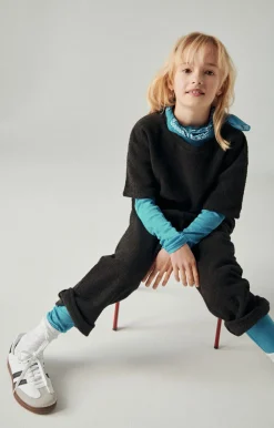 Kinder American Vintage |Kinderjogginghose Bobypark Anthrazit Meliert