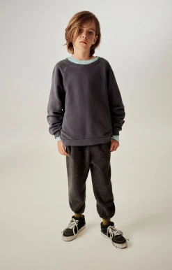 Kinder American Vintage |Kinderjogginghose Bobypark Anthrazit Meliert