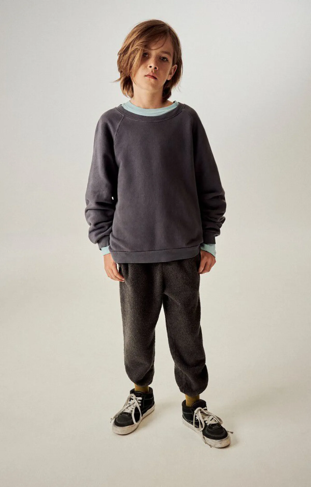 Kinder American Vintage |Kinderjogginghose Bobypark Anthrazit Meliert