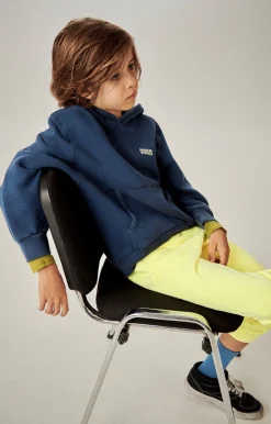 Kinder American Vintage |Kinderkapuzensweatshirt Izubird Navy Vintage