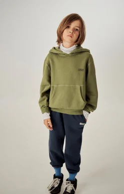 Kinder American Vintage |Kinderkapuzensweatshirt Izubird Khaki Vintage