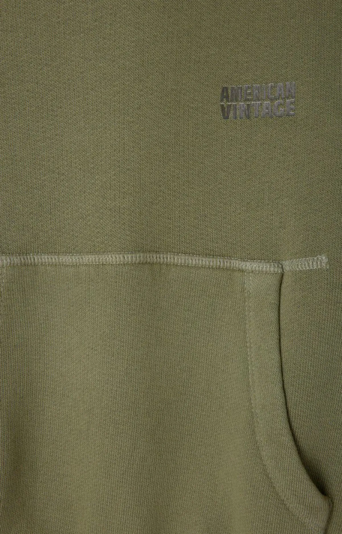 Kinder American Vintage |Kinderkapuzensweatshirt Izubird Khaki Vintage