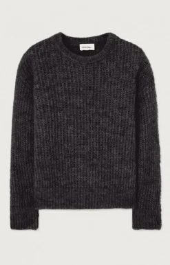Kinder American Vintage |Kinderpullover East Anthrazit Meliert