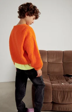 Kinder American Vintage |Kinderpullover East Leuchtendes Orange
