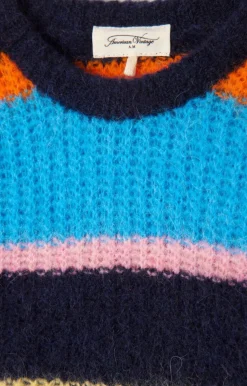 Kinder American Vintage |Kinderpullover East Blaue Streifen