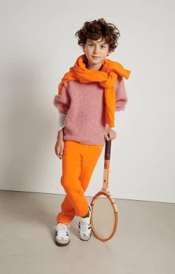 Kinder American Vintage |Kinderpullover East Orchidee Meliert