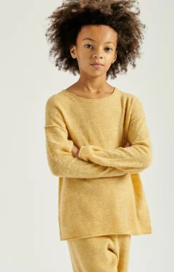Kinder American Vintage |Kinderpullover Zyrobow Giraffe Meliert