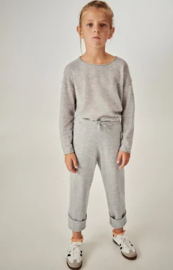 Kinder American Vintage |Kinderpullover Zyrobow Grau Meliert