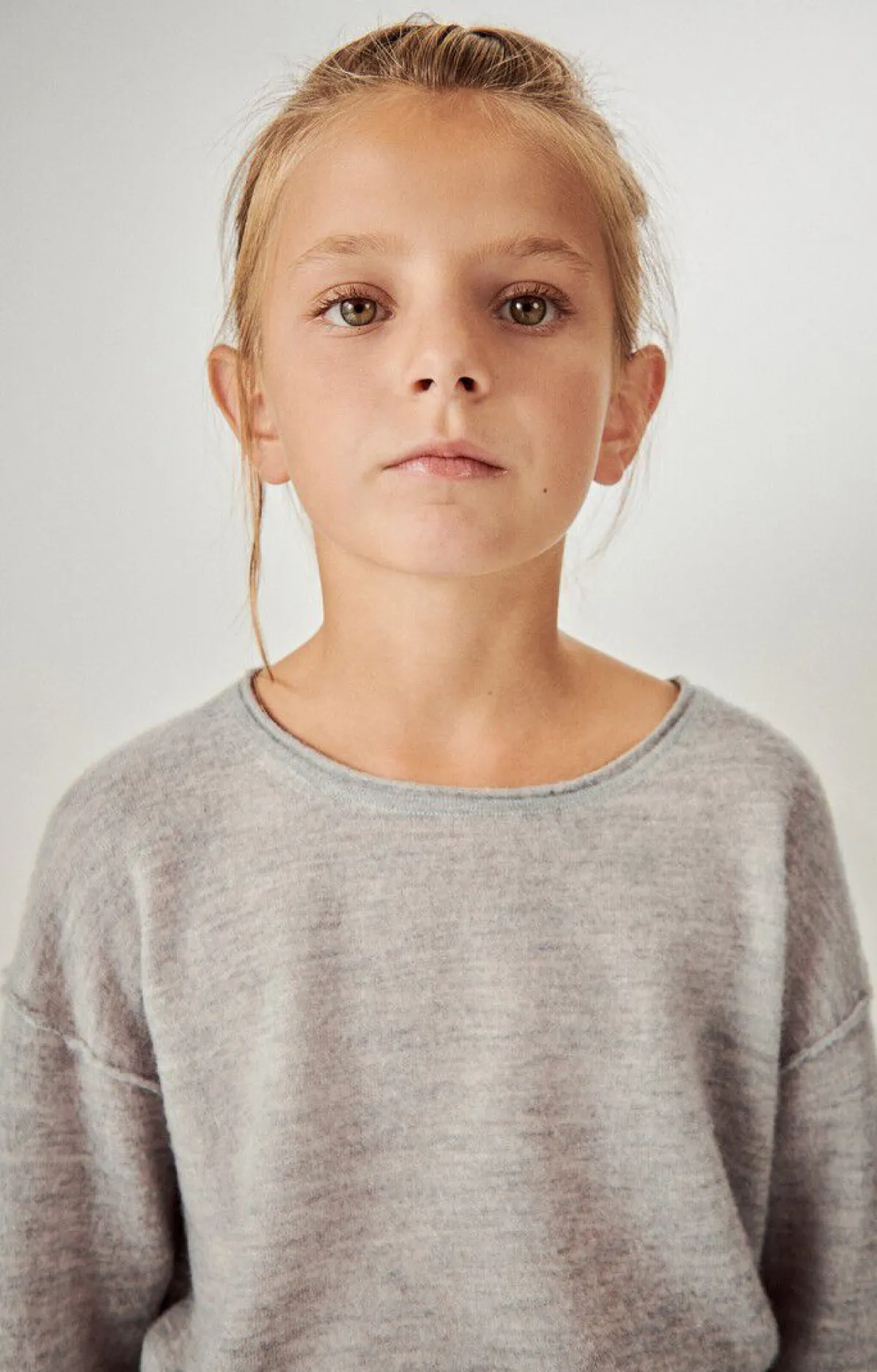 Kinder American Vintage |Kinderpullover Zyrobow Grau Meliert