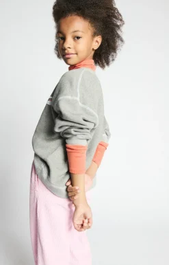 Kinder American Vintage |Kindersweatshirt Gupcity Grau Meliert