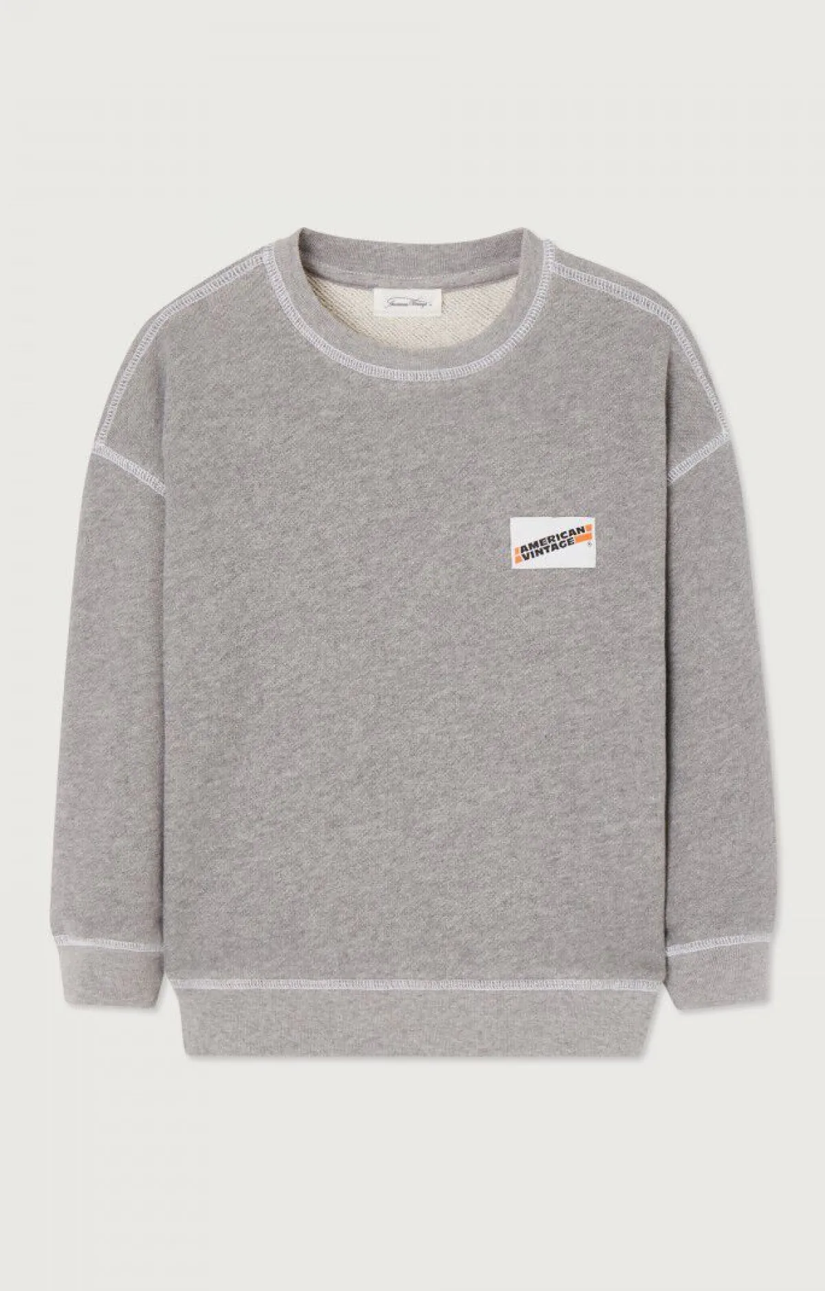 Kinder American Vintage |Kindersweatshirt Gupcity Grau Meliert