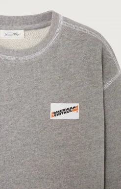 Kinder American Vintage |Kindersweatshirt Gupcity Grau Meliert