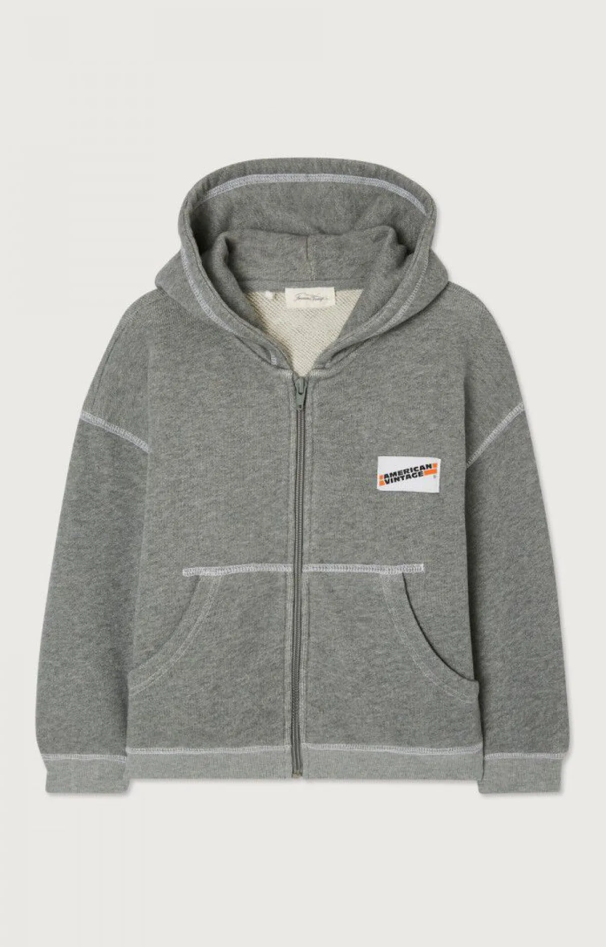 Kinder American Vintage |Kindersweatshirt Gupcity Grau Meliert