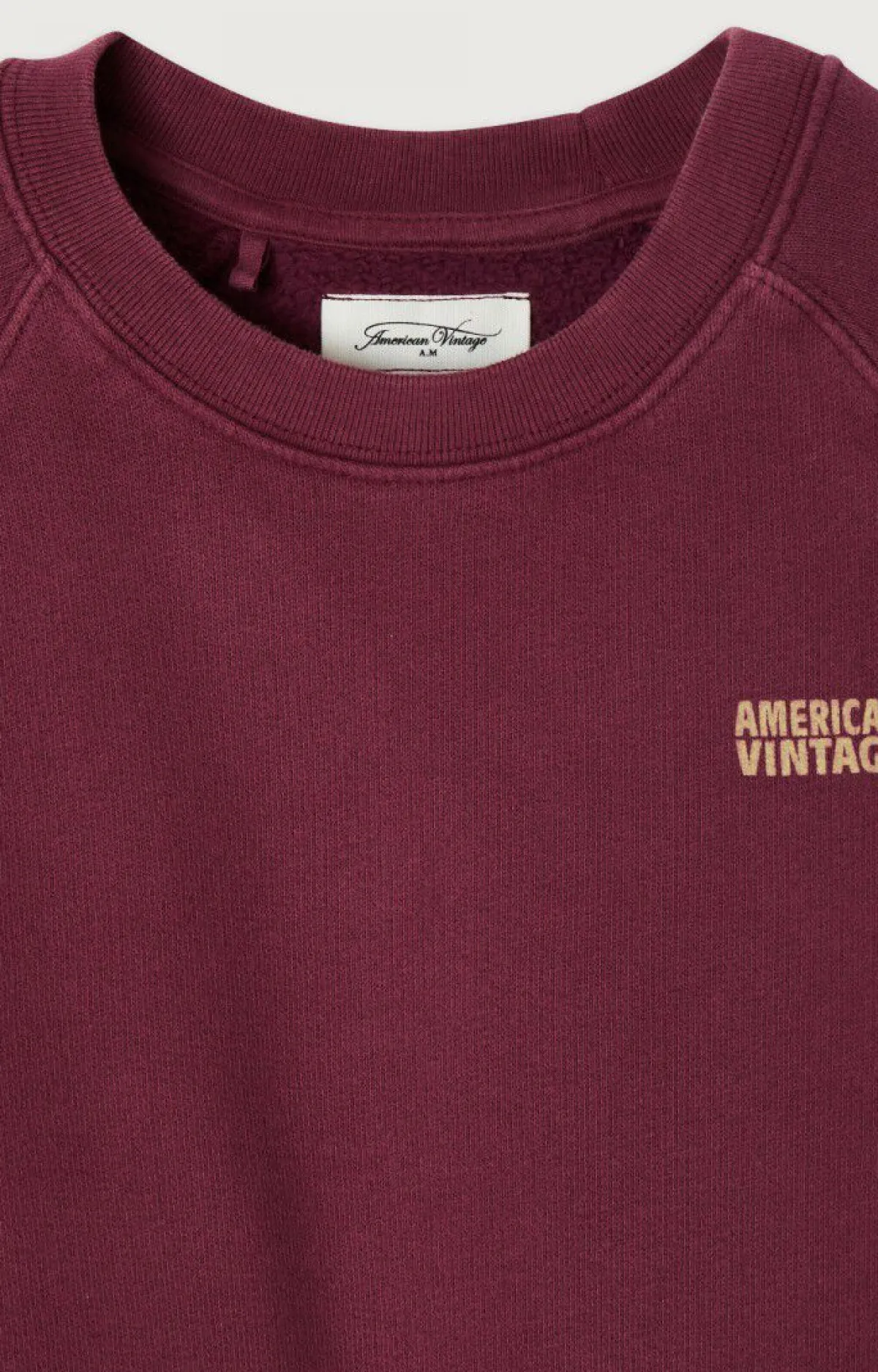Kinder American Vintage |Kindersweatshirt Izubird Burgunderrot Vintage