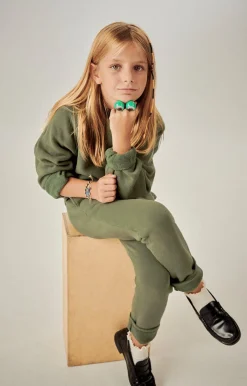 Kinder American Vintage |Kindersweatshirt Izubird Khaki Vintage