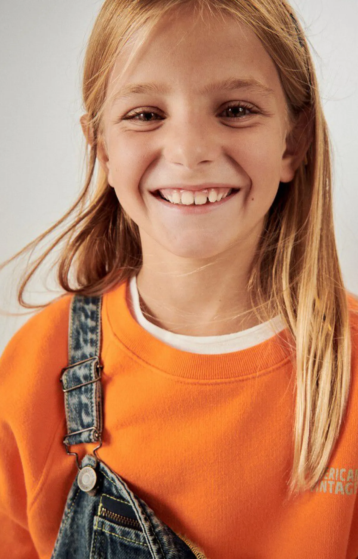 Kinder American Vintage |Kindersweatshirt Izubird Mandarine Vintage