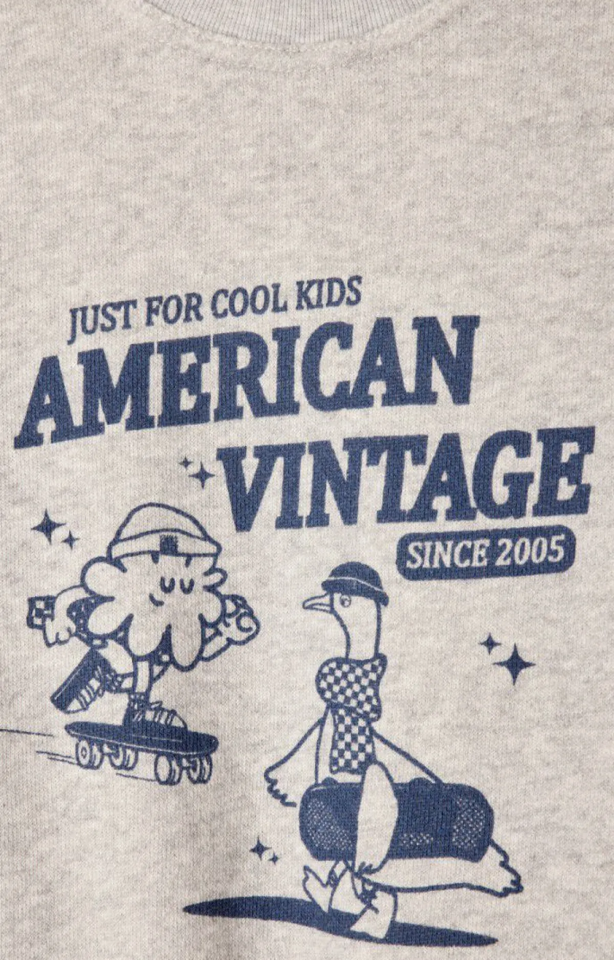 Kinder American Vintage |Kindersweatshirt Kodytown Mildred Polar Meliert