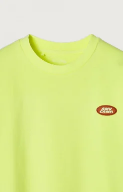 Kinder American Vintage |Kinder-T-Shirt Fizvalley Neongelb